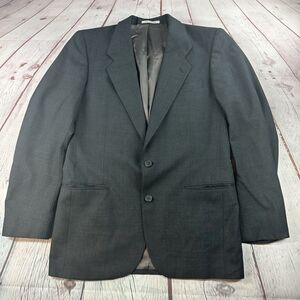 Yves Saint Laurent YSL Gray Blazer Jacket Mens Size 44R Made In France